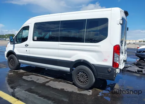2020 Ford Transit-350 Passenger Van Xlt z USA, uszkodzony, nr VIN 1FBAX2C86LKA43378
